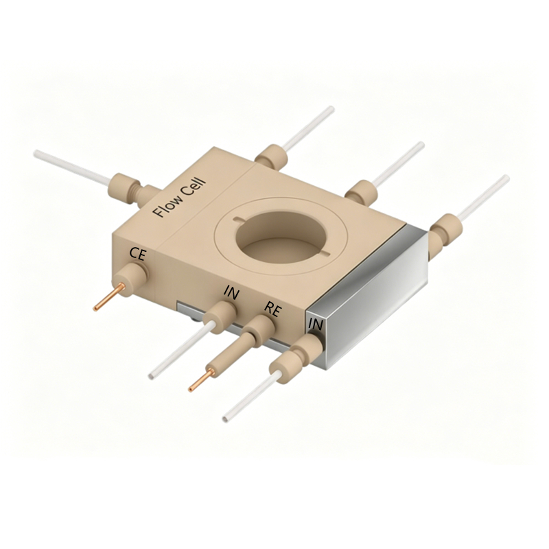 In situ Raman spectroelectrochemical cell (3H gas diffusion type), Model: C031-3