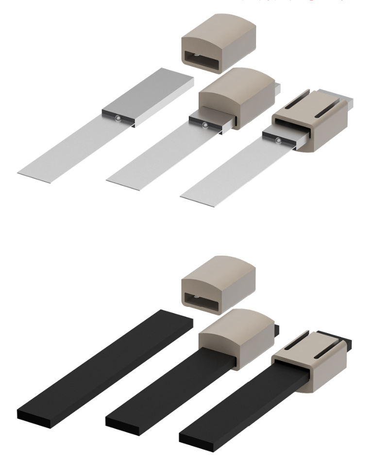 Electrode Clamp (Platinum、Glassy carbon、Gold wire、Stainless steel、Titanium、Double-knob)