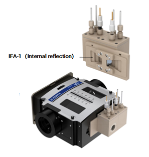 In-situ Infrared H-Type Electrochemical Cell with Internal Reflection, Model: IFA