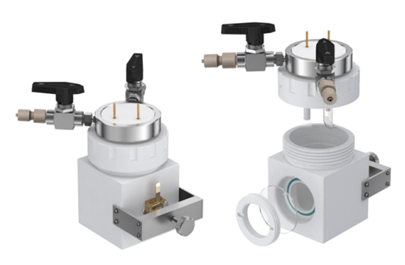 Single-cell full PTFE photoelectrochemical cell (absolutely sealed, bracket type), C026-4