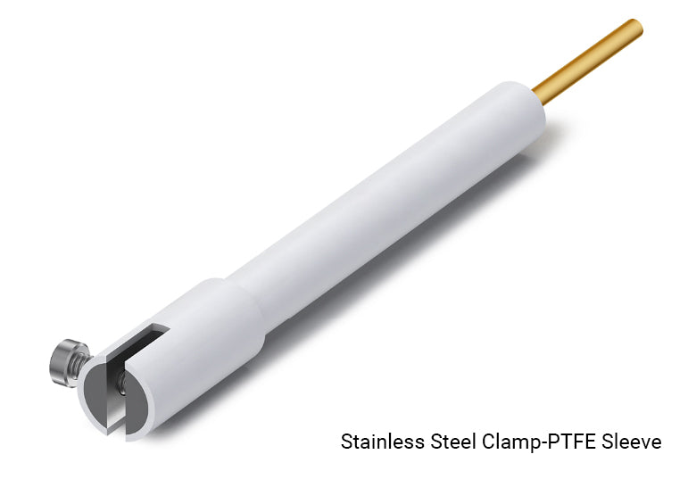 Electrode Clamp (Platinum、Glassy carbon、Gold wire、Stainless steel、Titanium、Double-knob)