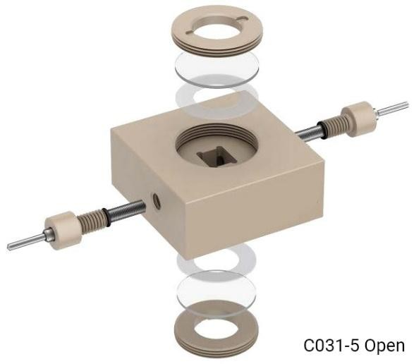 In-situ battery simulation observation cell (Li dendrite) Model: C031-5