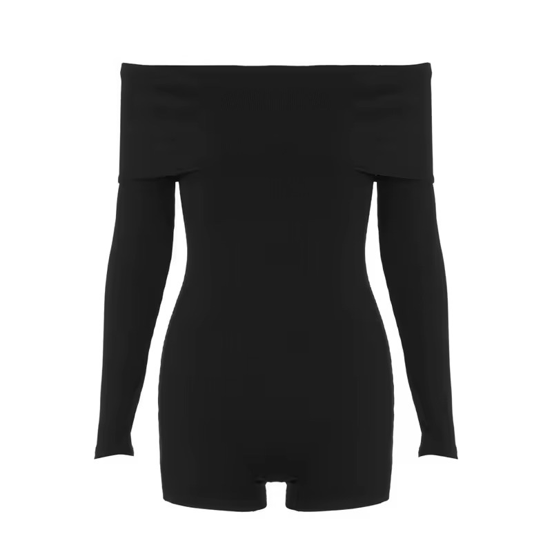 Off Shoulder Strapless Bodycon Playsuit