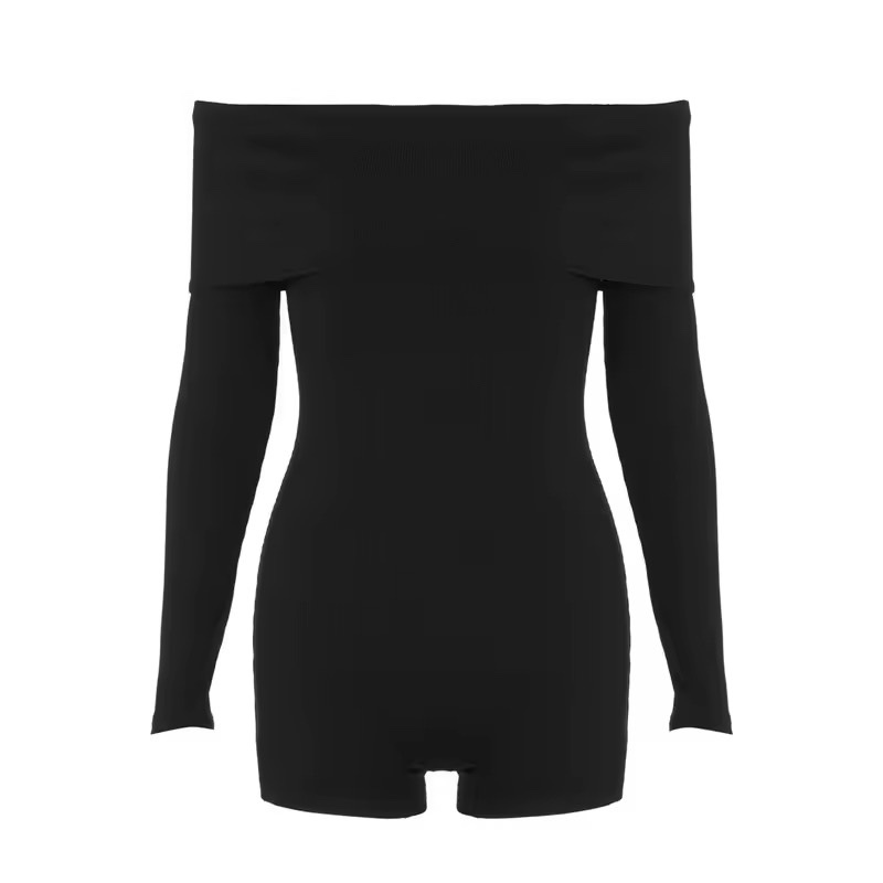 Off Shoulder Strapless Bodycon Playsuit