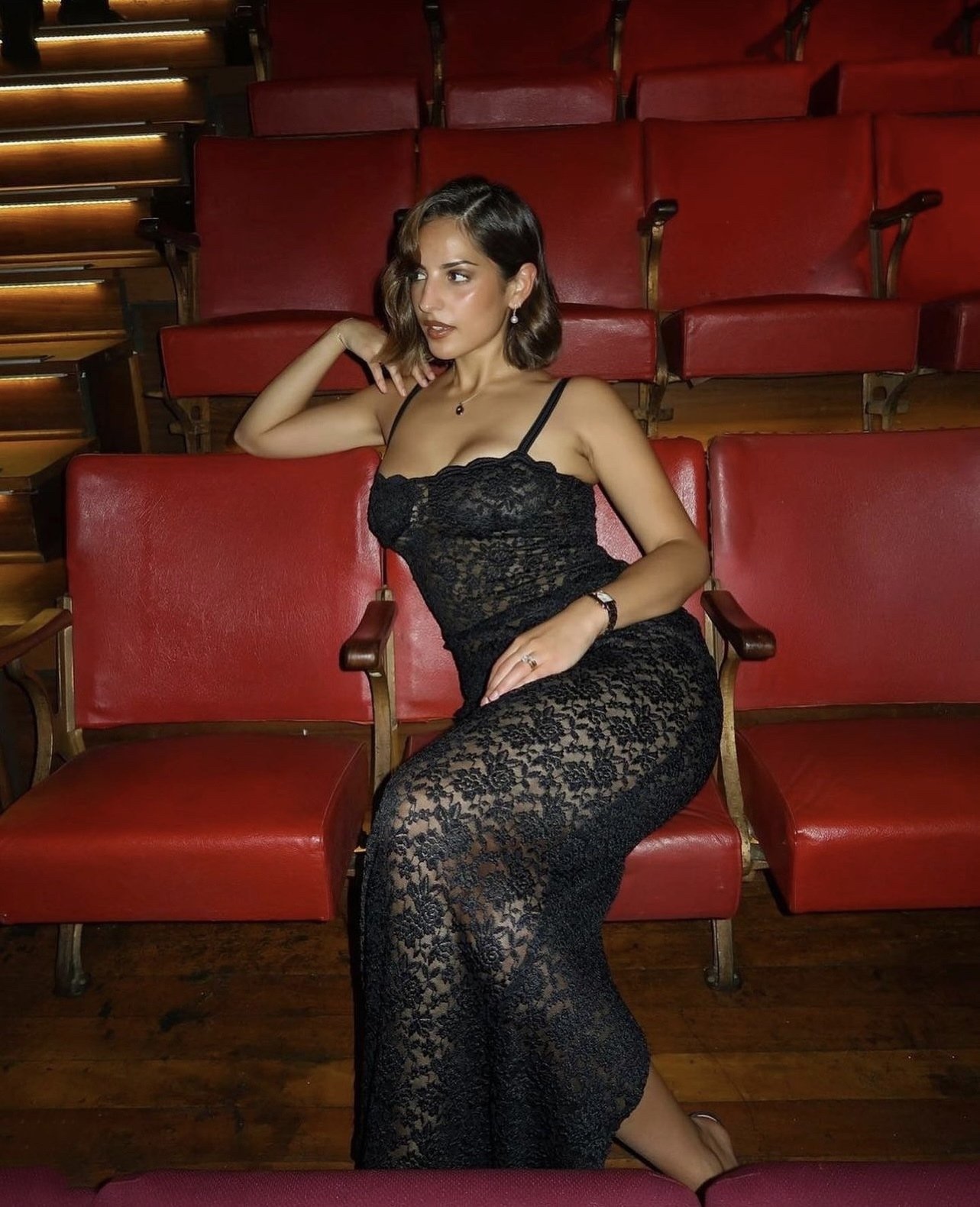 Black Sleeveless Sheer Lace Mesh Bodycon Maxi Dress