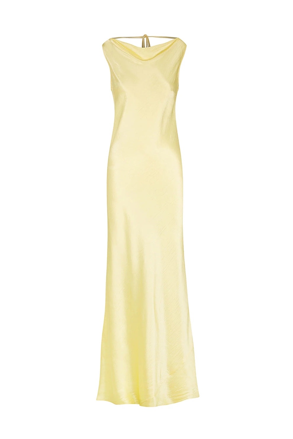 Backless Yellow Off Shoulder Occasion Maxi Dress