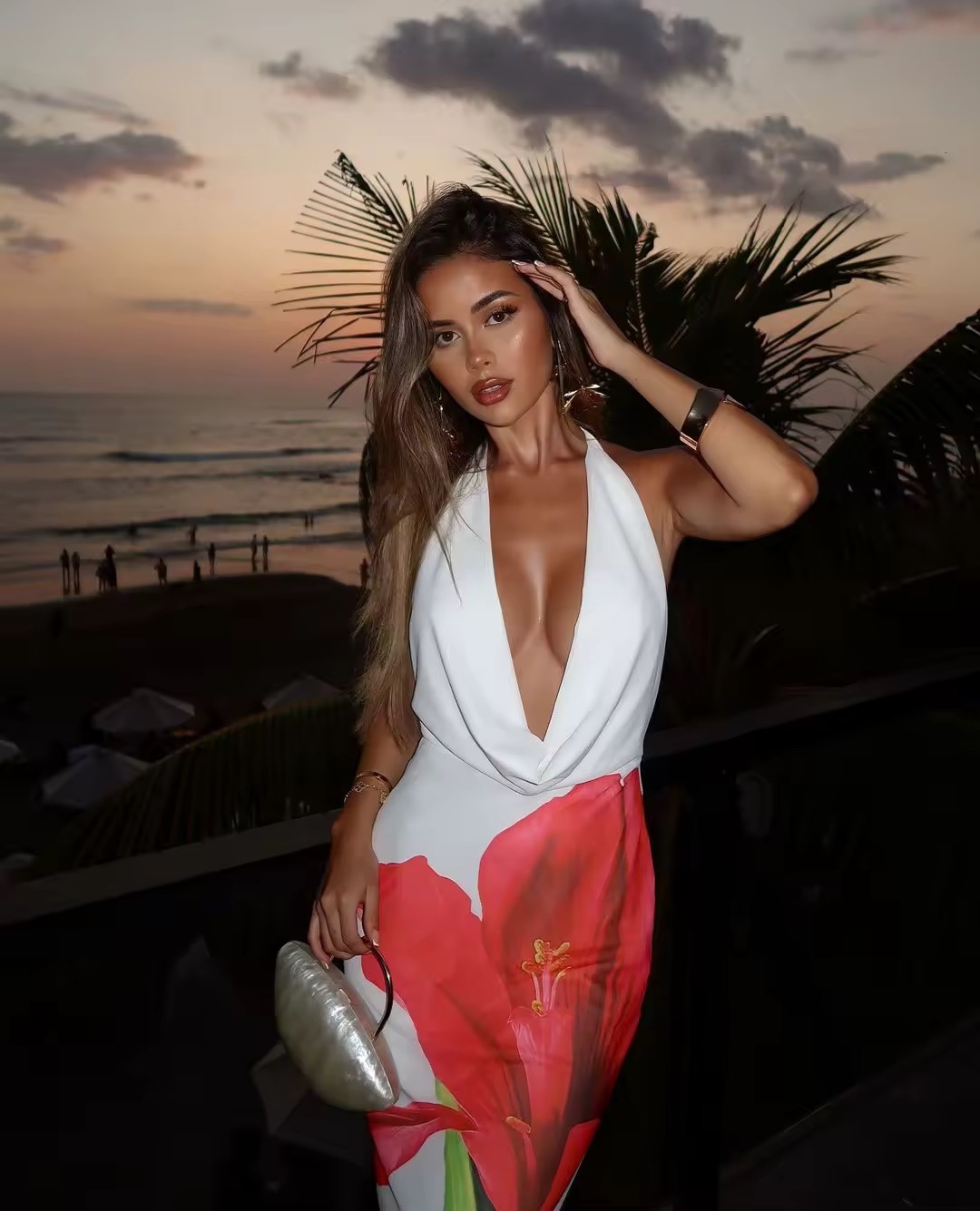 Halter Scoop Neck Sleeveless Bodycon Summer Holiday Vacation Maxi Dress