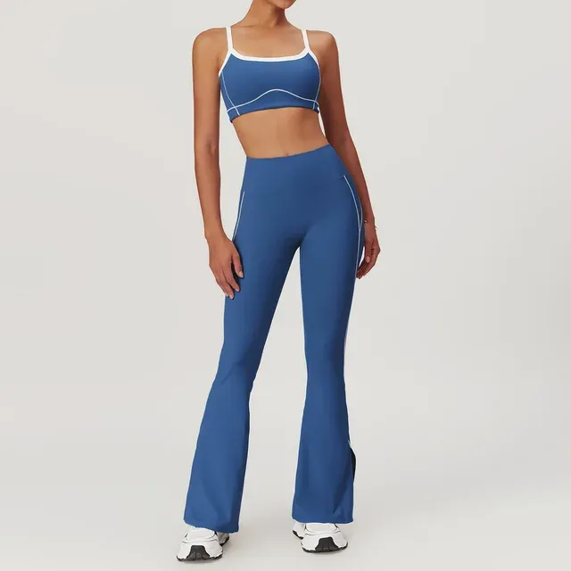 Push Up Fitness Bra & High Waist Leggings Gym Outfit