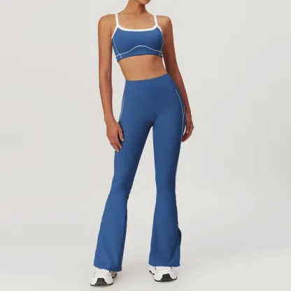 Push Up Fitness Bra & High Waist Leggings Gym Outfit