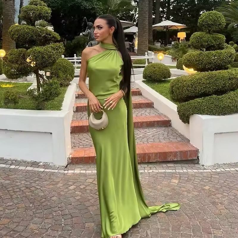 Halter Backless Sleeveless Occasion Formal Maxi Dress
