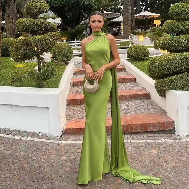 Halter Backless Sleeveless Occasion Formal Maxi Dress