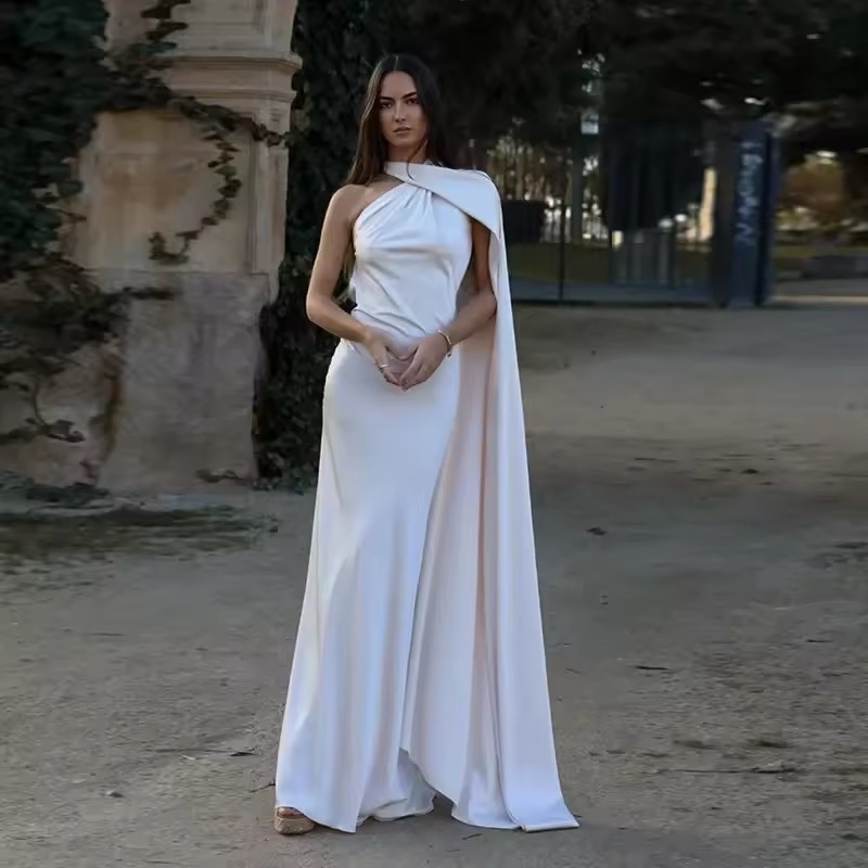 Halter Backless Sleeveless Occasion Formal Maxi Dress