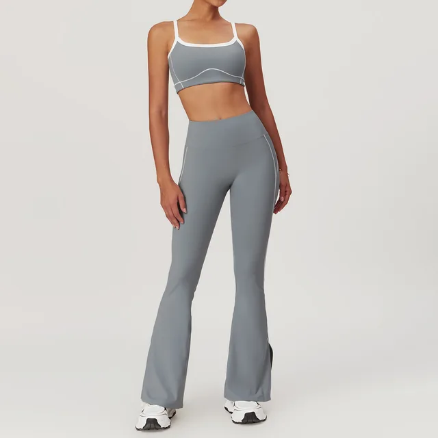 Push Up Fitness Bra & High Waist Leggings Gym Outfit