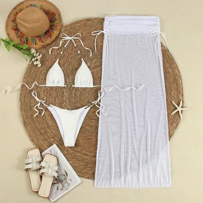 Triangle Bikini 3 Piece Set 