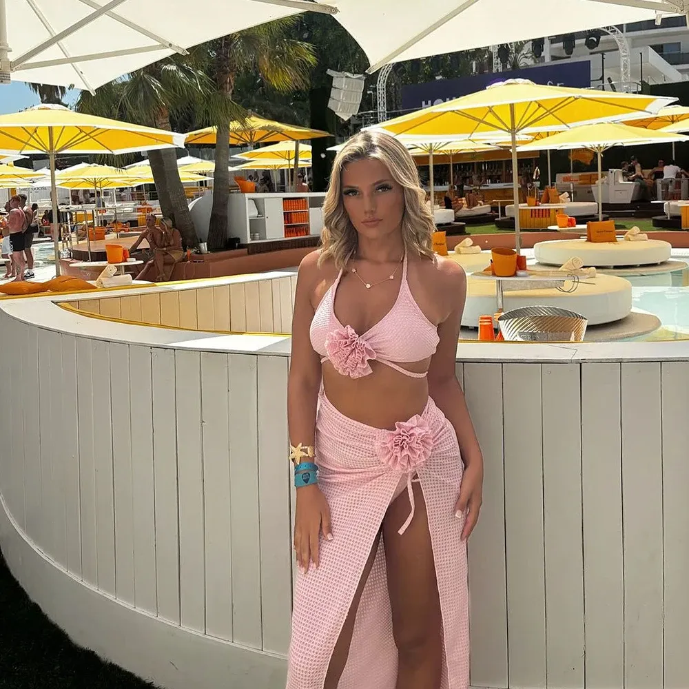 Floral Brazilian 3 Bikini Piece Set