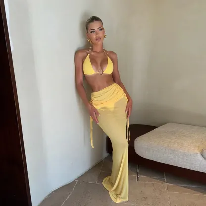 Triangle Bikini 3 Piece Set 