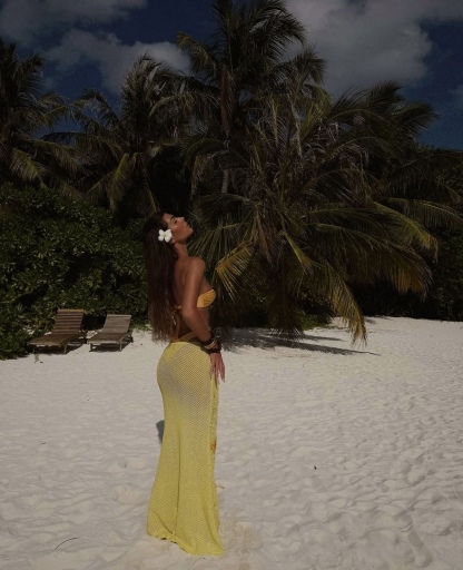 Yellow Halter 3 Bikini Floral Bikini Set