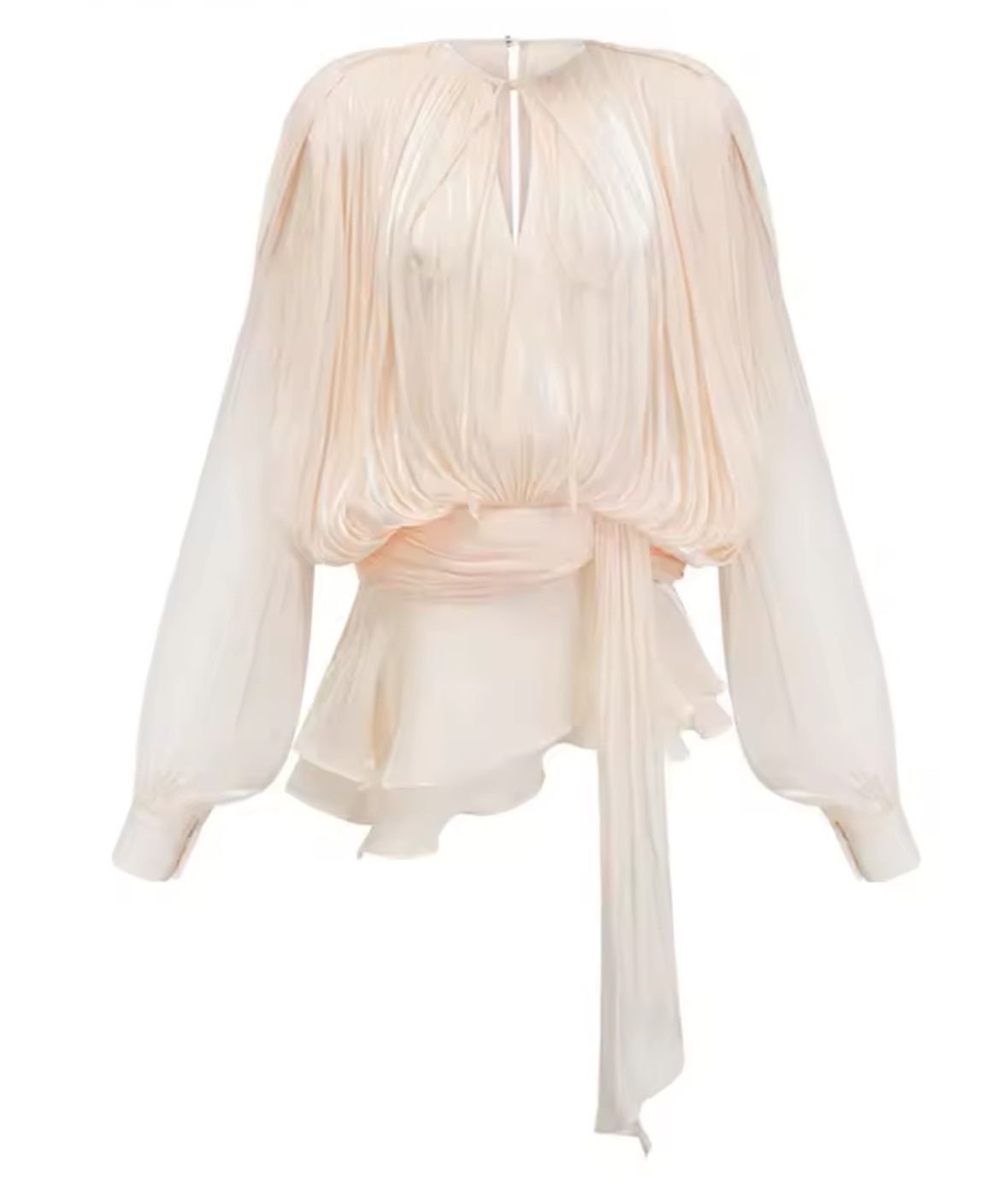 Long Sleeve Lace Tie Up Satin Silk Short Mini Dress