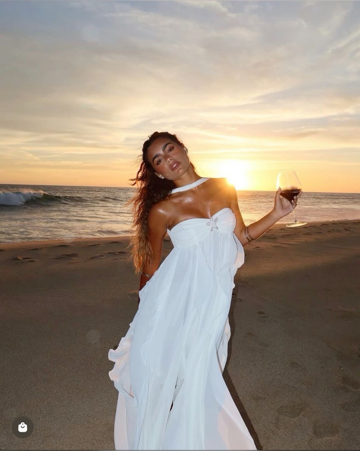 Elegant Ruffle Layered Strapless Maxi Dress