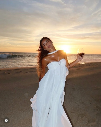 Elegant Ruffle Layered Strapless Maxi Dress