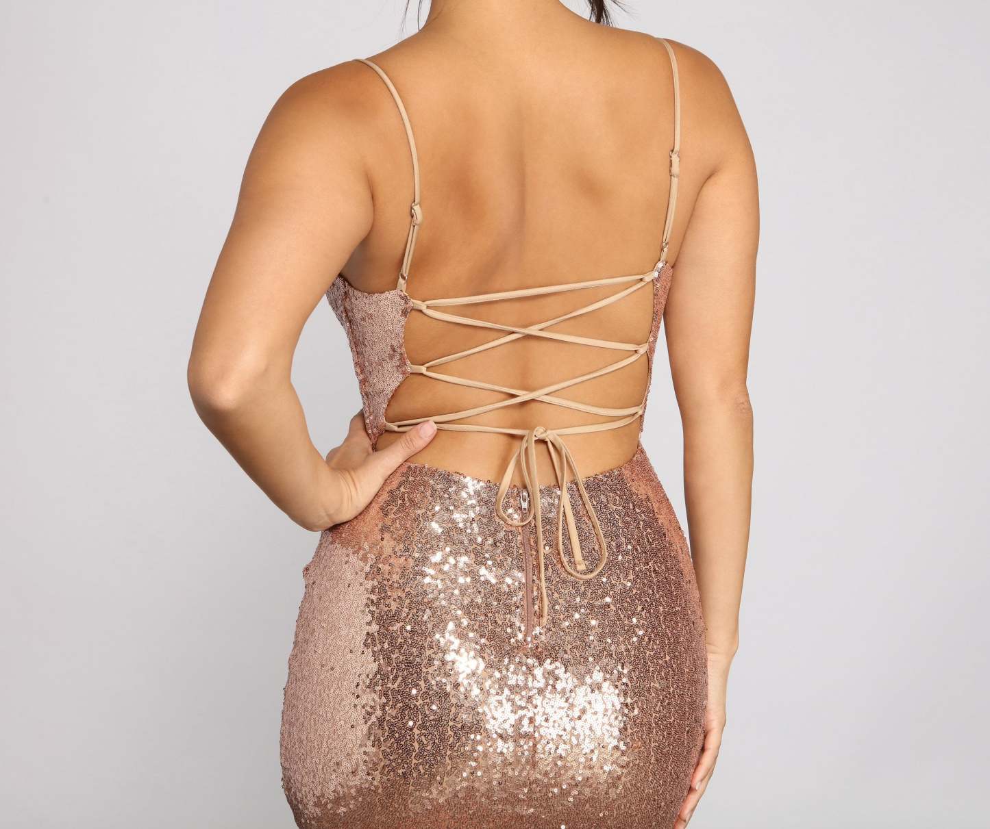 Summer Formal Sequin Mini Dress - Lady Occasions