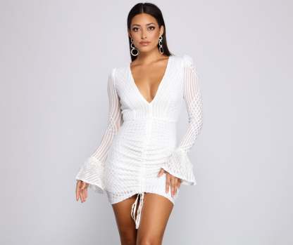 Paola Formal Sequin Ruched Bodycon - Lady Occasions