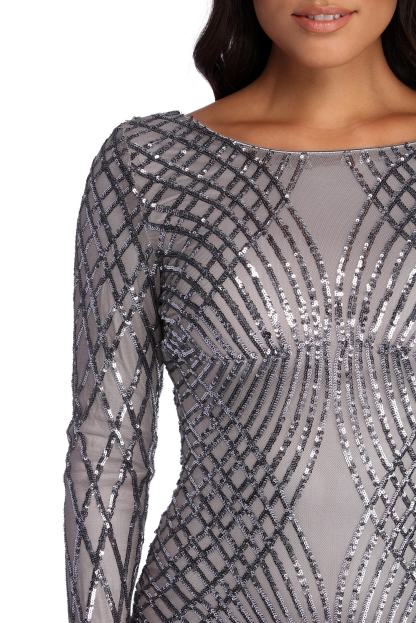 Elysse Steal The Show Sequin Dress - Lady Occasions