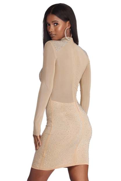 Braelynn Formal Heat Stone Dress - Lady Occasions
