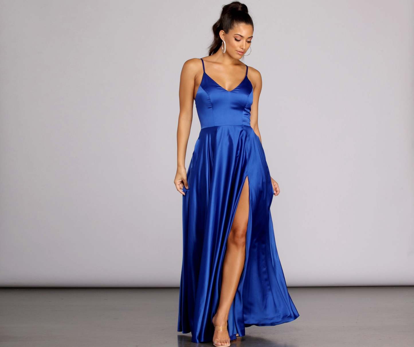 Juliet Formal High Slit Dress - Lady Occasions