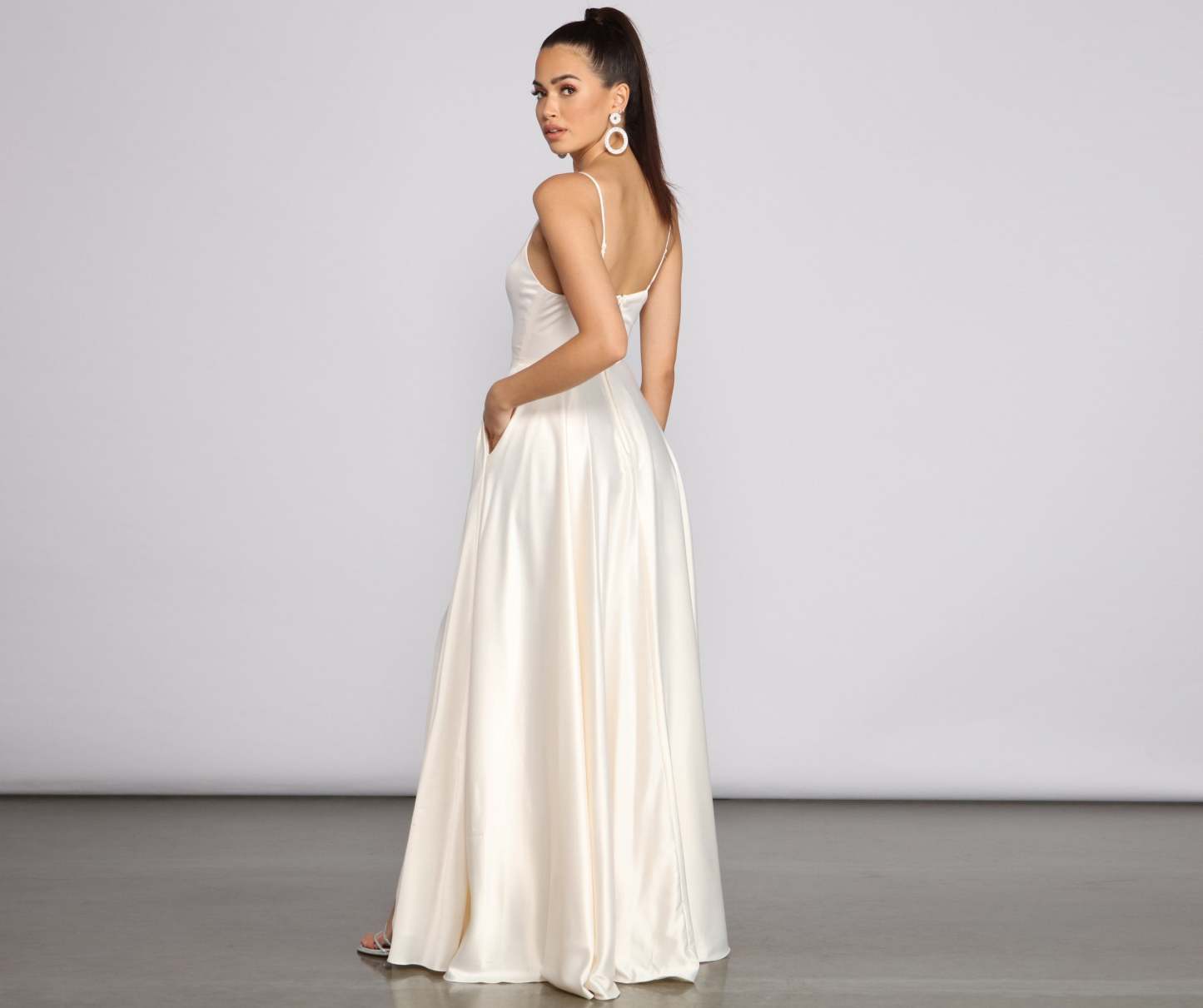 Juliet Formal High Slit Dress - Lady Occasions
