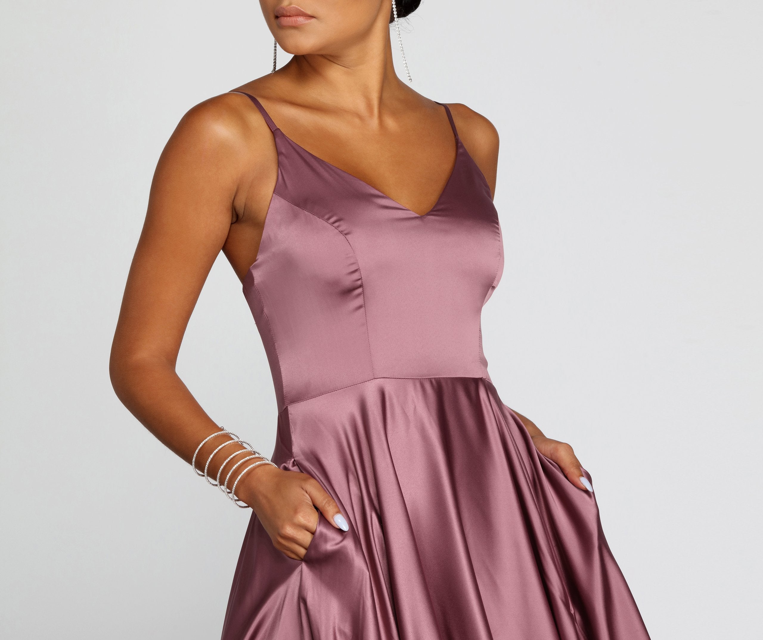 Juliet Formal High Slit Dress - Lady Occasions