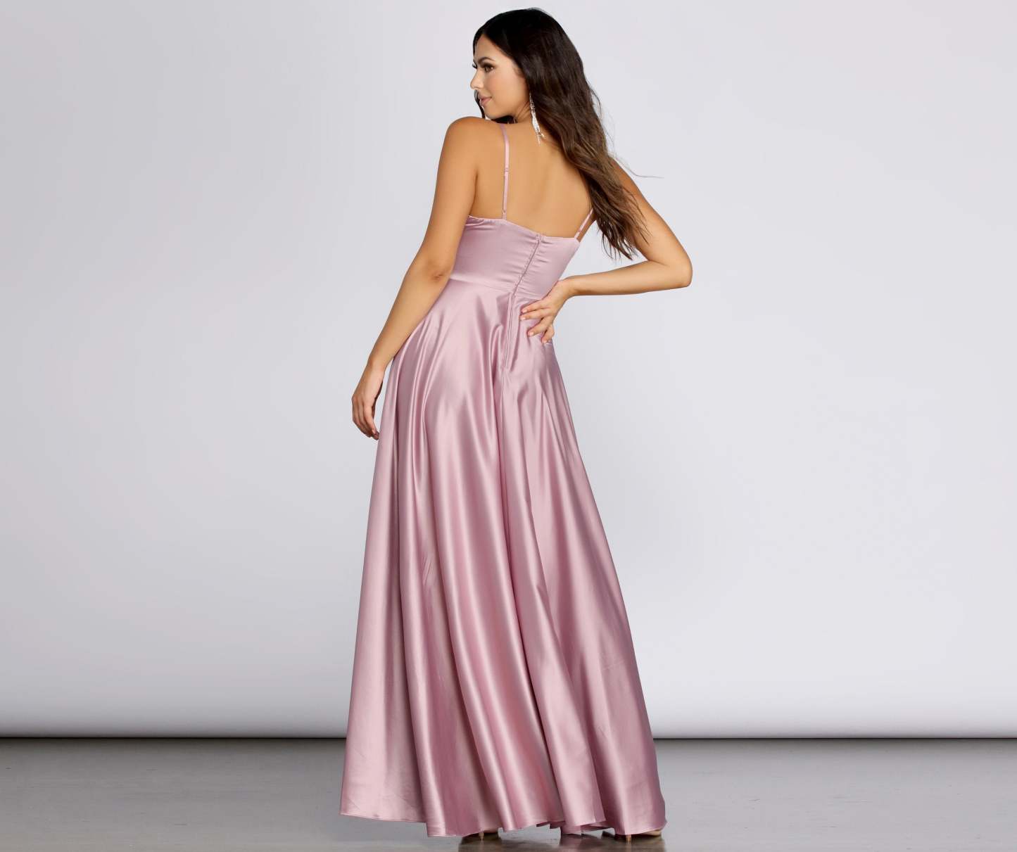 Juliet Formal High Slit Dress - Lady Occasions