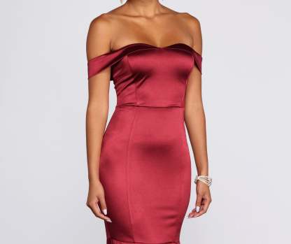 Jayden Satin Mermaid Formal Dress - Lady Occasions