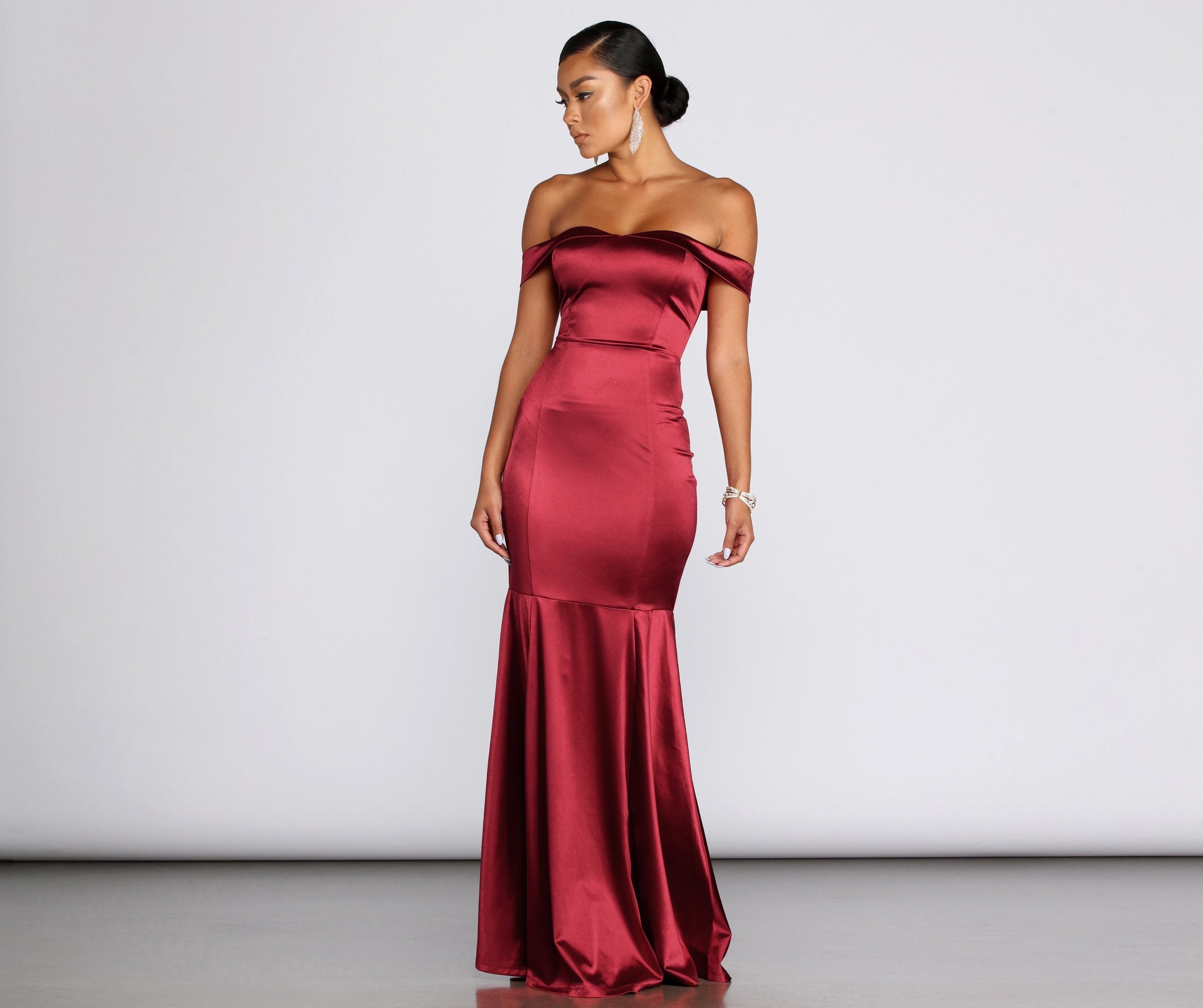 Jayden Satin Mermaid Formal Dress - Lady Occasions