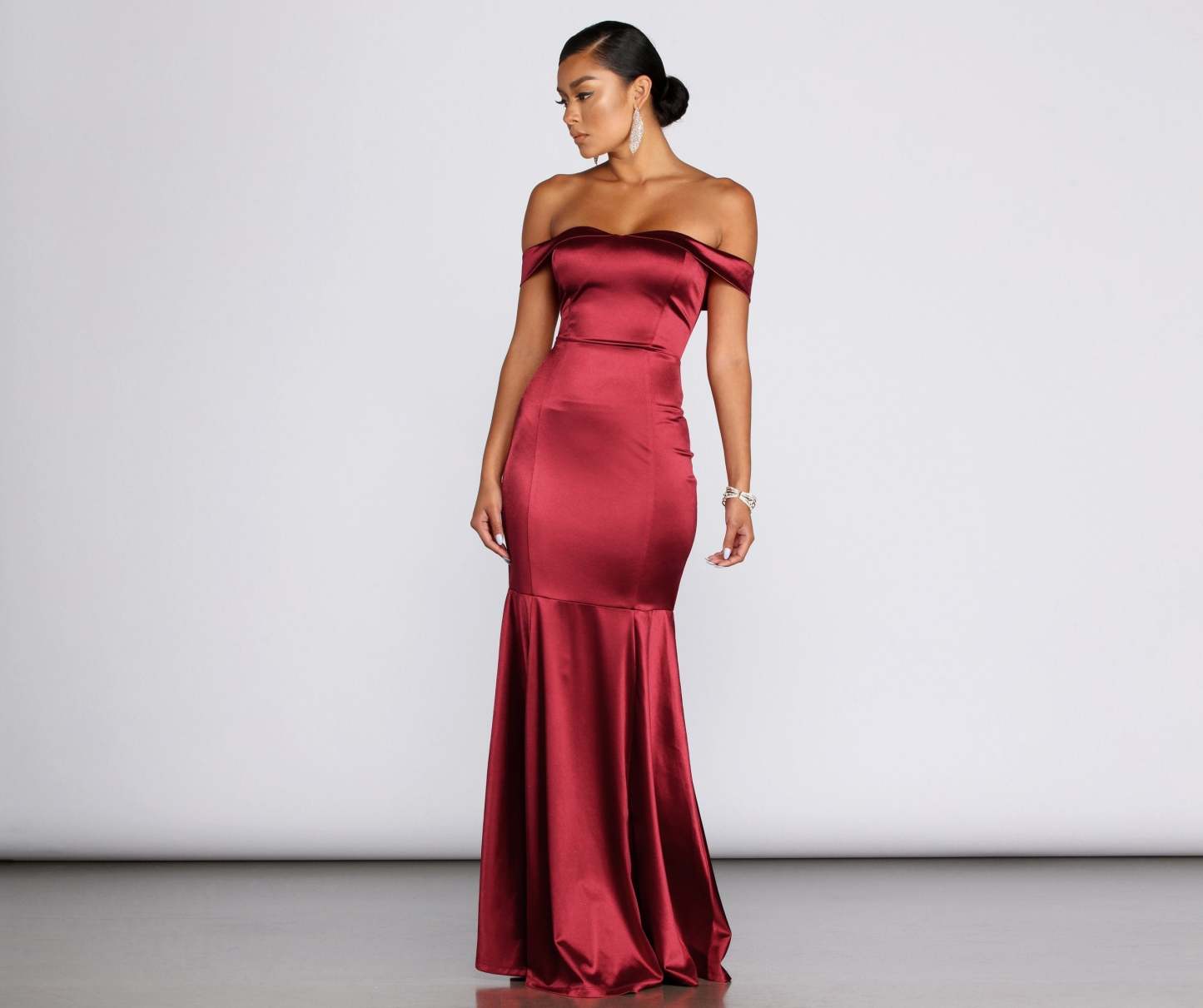 Jayden Satin Mermaid Formal Dress - Lady Occasions