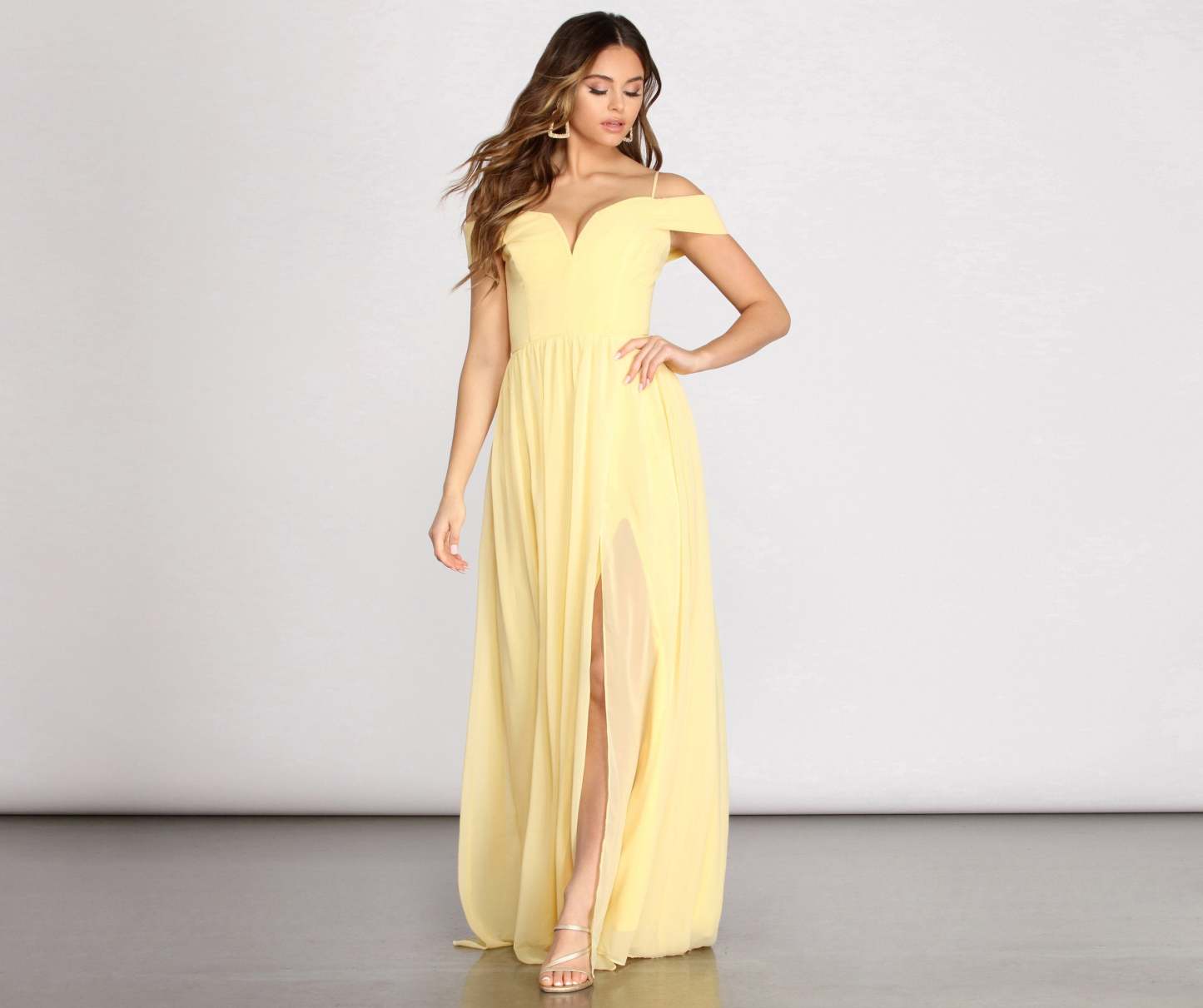 Daisy Off Shoulder A-Line Dress - Lady Occasions