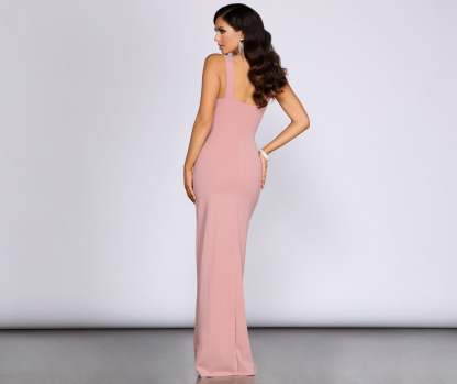 Jane Wrap Front Formal Dress - Lady Occasions