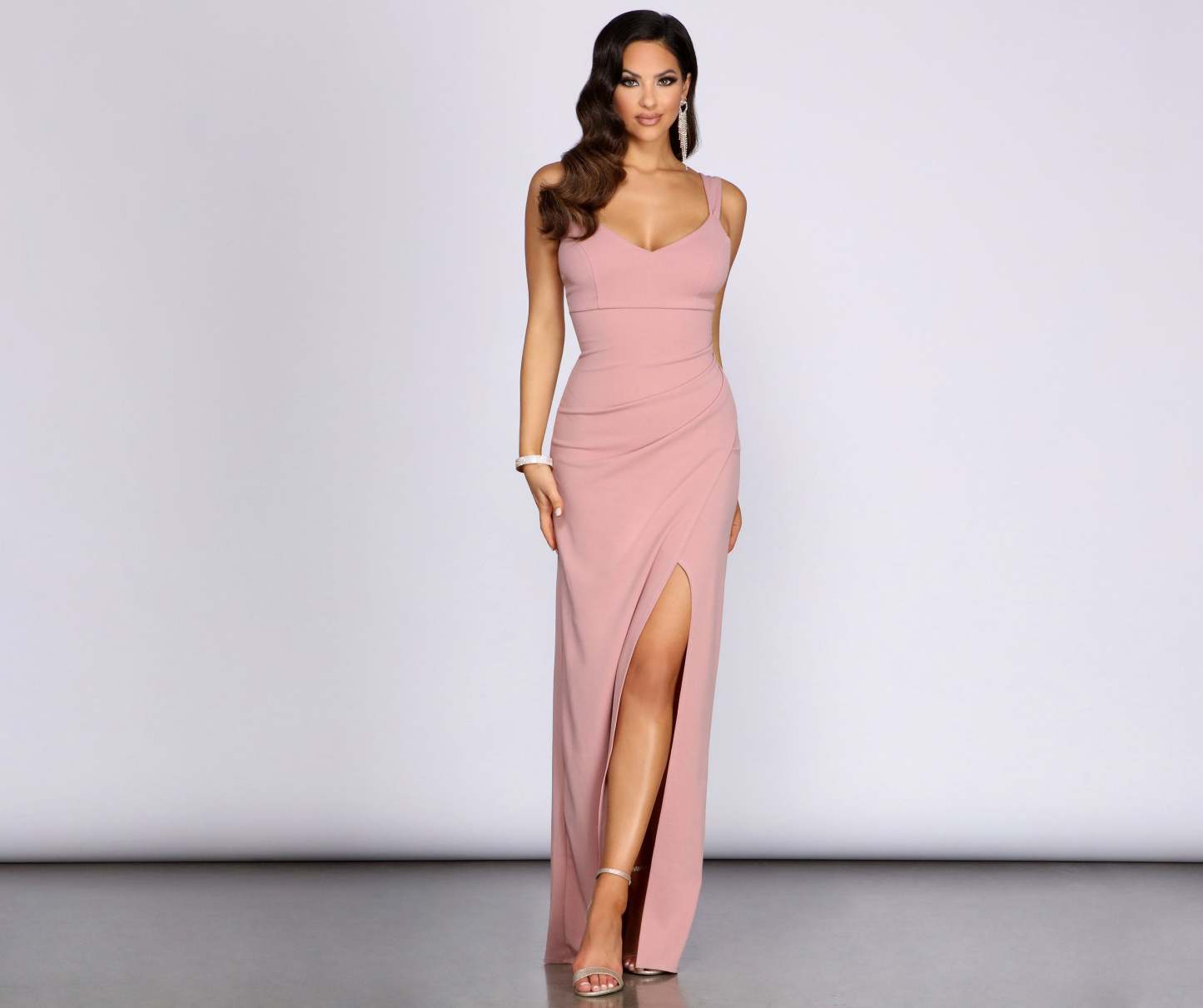 Jane Wrap Front Formal Dress - Lady Occasions