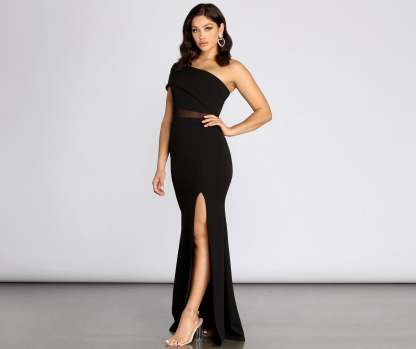 Velida One Shoulder Mermaid Dress - Lady Occasions