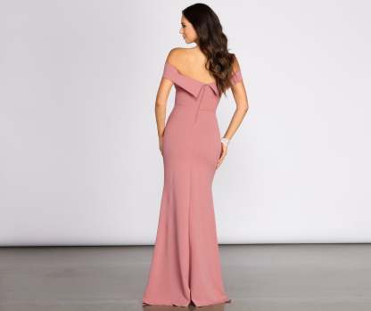 Everylynn Formal Wrap Mermaid Dress - Lady Occasions