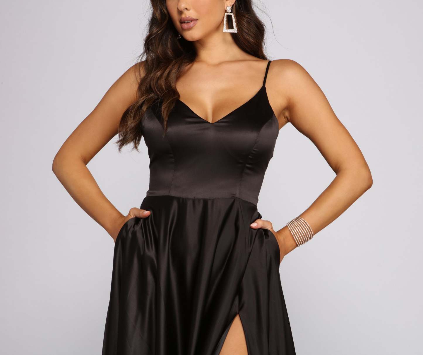 Juliet Formal High Slit Dress - Lady Occasions