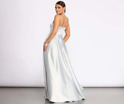 Juliet Formal High Slit Dress - Lady Occasions