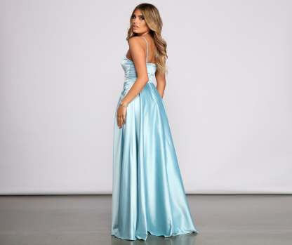 Juliet Formal High Slit Dress - Lady Occasions