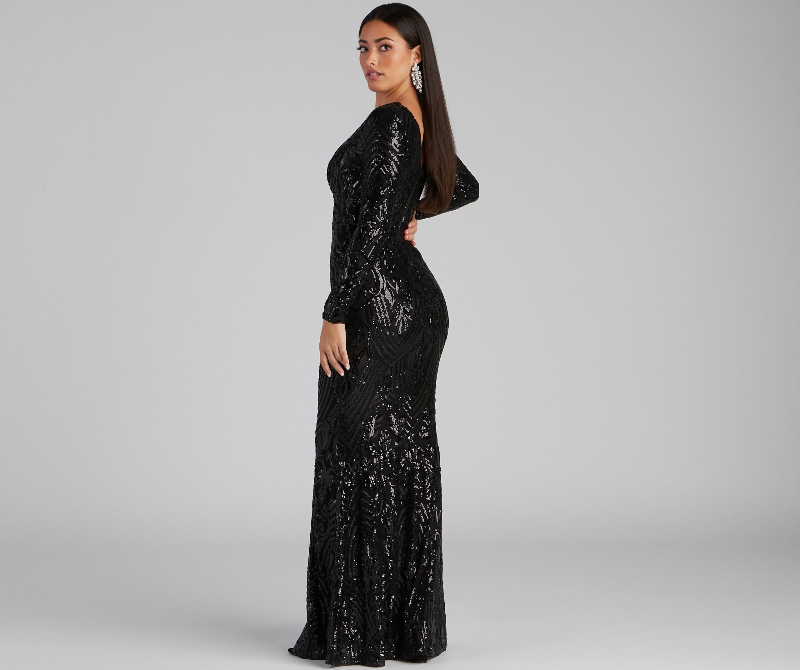 Ireland Formal Sequin Mermaid Dress - Lady Occasions