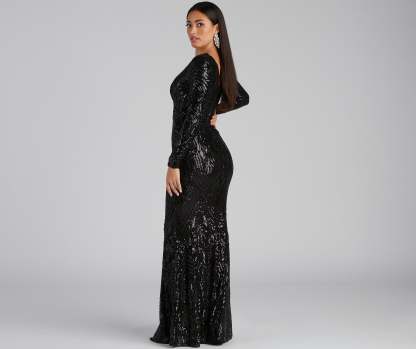 Ireland Formal Sequin Mermaid Dress - Lady Occasions