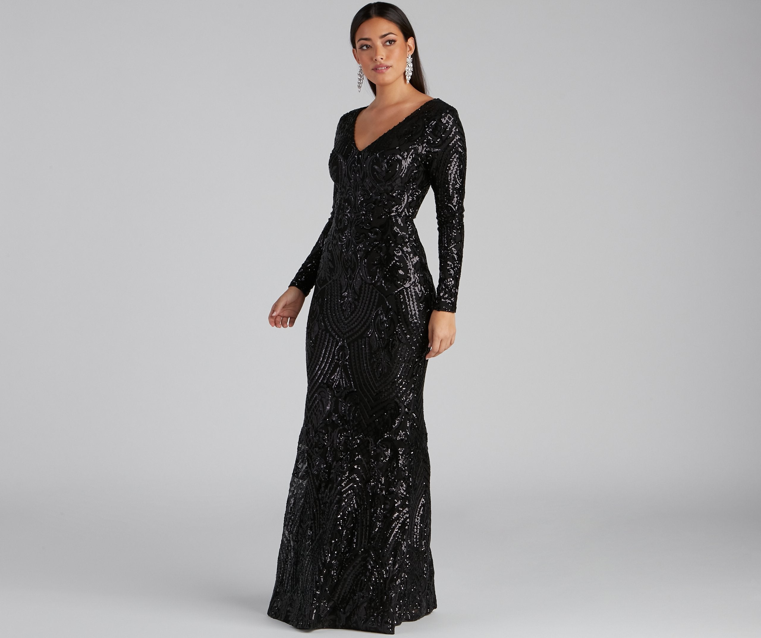 Ireland Formal Sequin Mermaid Dress - Lady Occasions