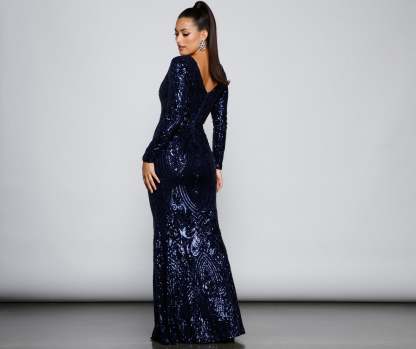 Ireland Formal Sequin Mermaid Dress - Lady Occasions