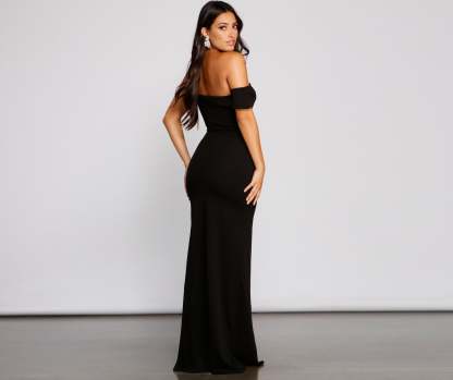 Lessie Formal Off The Shoulder Mermaid Dress - Lady Occasions