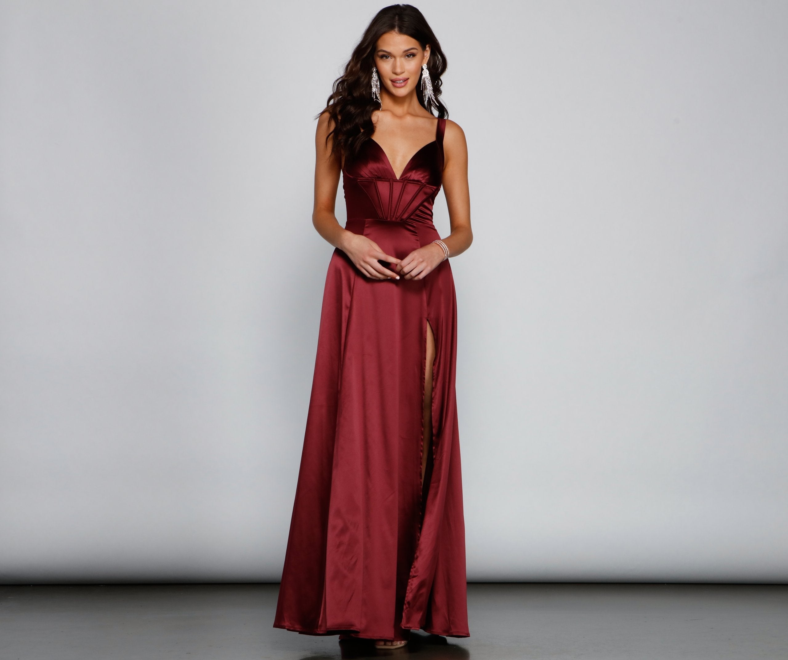 Rae Formal Corset A-Line Dress - Lady Occasions