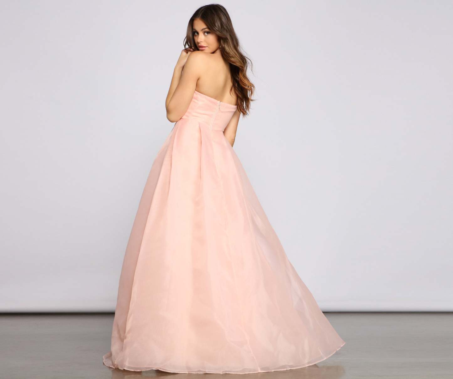 Zora Formal Strapless A-Line Dress - Lady Occasions